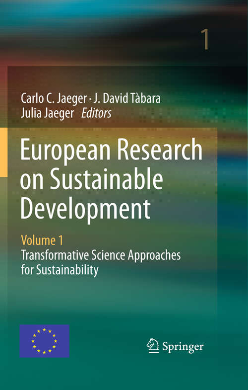Book cover of European Research on Sustainable Development: Volume 1: Transformative Science Approaches for Sustainability (2011)