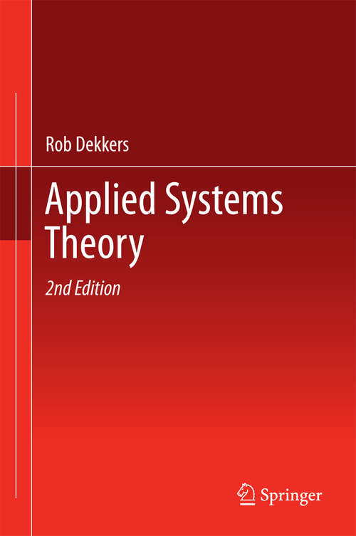 Book cover of Applied Systems Theory
