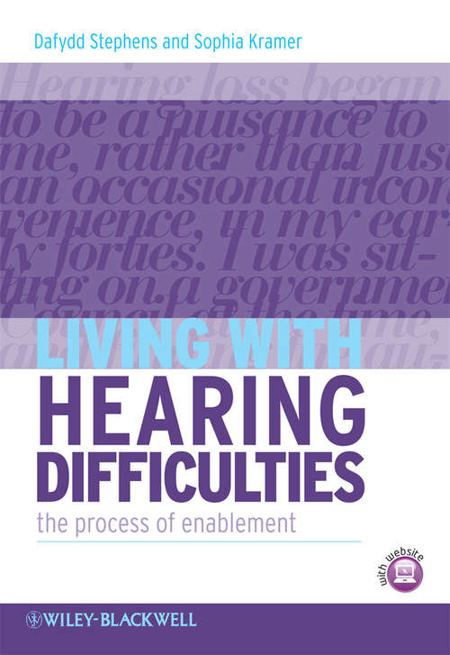 Book cover of Living with Hearing Difficulties: The process of enablement