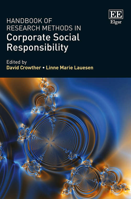 Book cover of Handbook of Research Methods in Corporate Social Responsibility (Research Handbooks in Business and Management series)