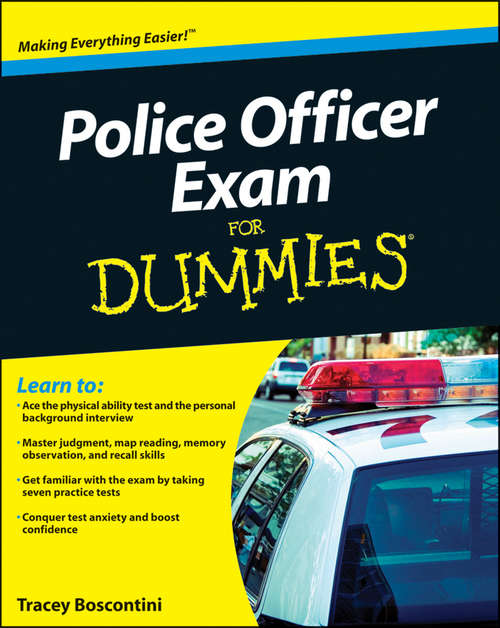 Book cover of Police Officer Exam For Dummies