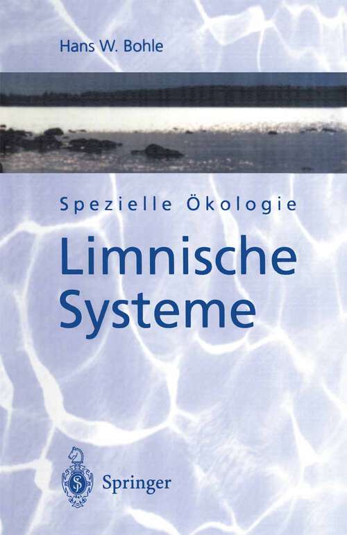 Book cover of Spezielle Ökologie: Limnische Systeme (1995)