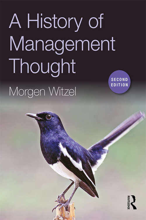Book cover of A History of Management Thought (2)