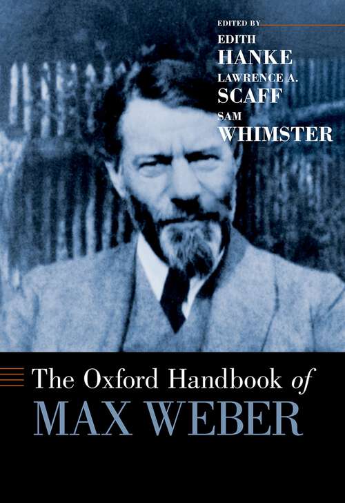 Book cover of The Oxford Handbook of Max Weber (Oxford Handbooks)