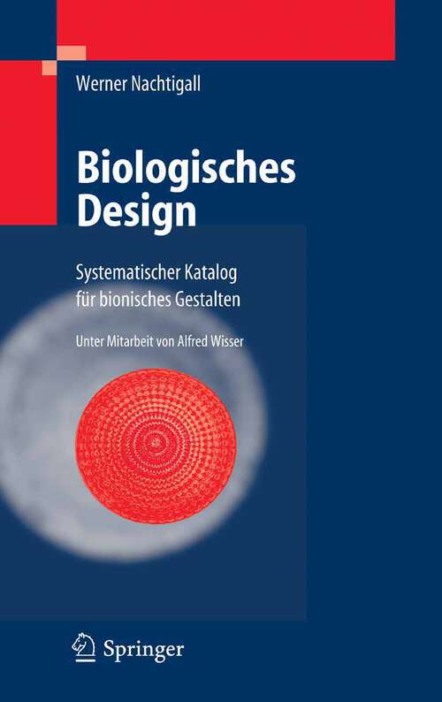 Book cover of Biologisches Design: Systematischer Katalog für bionisches Gestalten (2005)