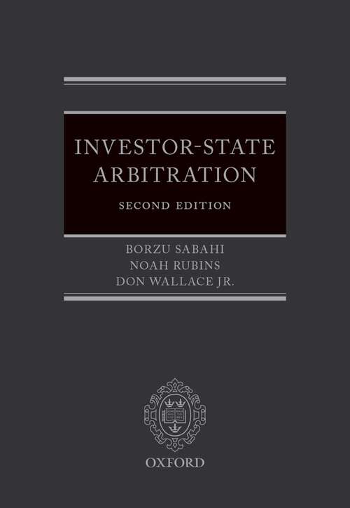 Book cover of Investor-State Arbitration