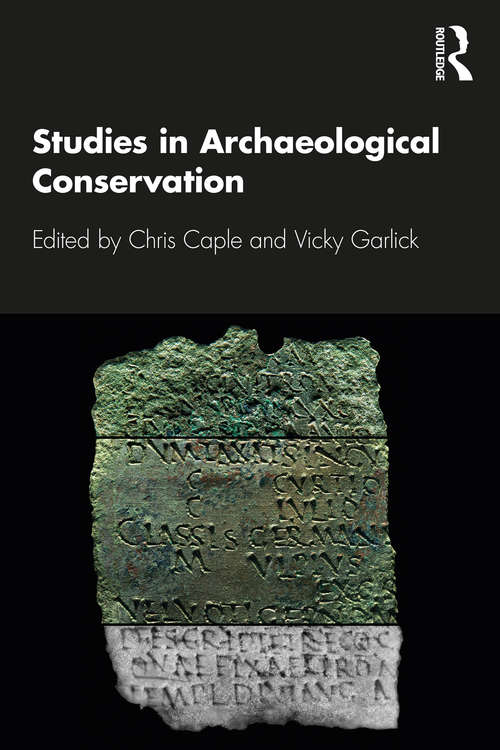 Book cover of Studies in Archaeological Conservation