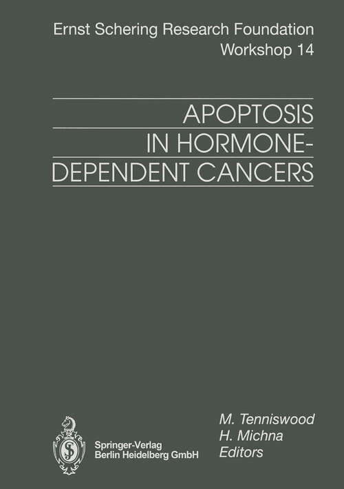 Book cover of Apoptosis in Hormone-Dependent Cancers (1995) (Ernst Schering Foundation Symposium Proceedings #14)