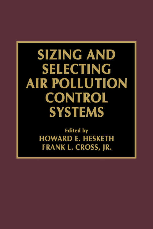 Book cover of Sizing and Selecting Air Pollution Control Systems