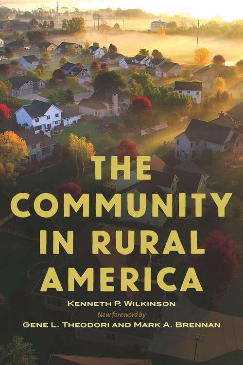 Book cover of The Community in Rural America (2) (Society and Natural Resources Book Series)