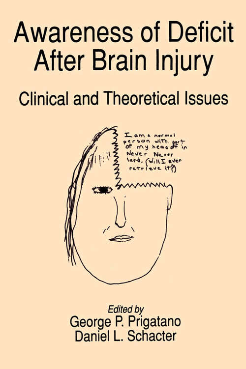 Book cover of Awareness of Deficit after Brain Injury: Clinical and Theoretical Issues