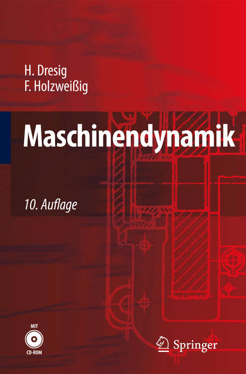 Book cover of Maschinendynamik (10. Aufl. 2011)