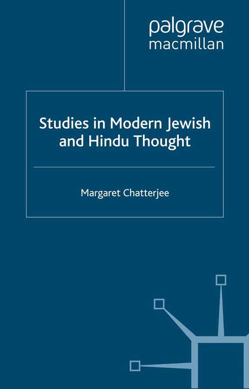 Book cover of Studies in Modern Jewish and Hindu Thought (1997)