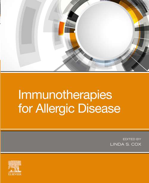 Book cover of Immunotherapies for Allergic Disease