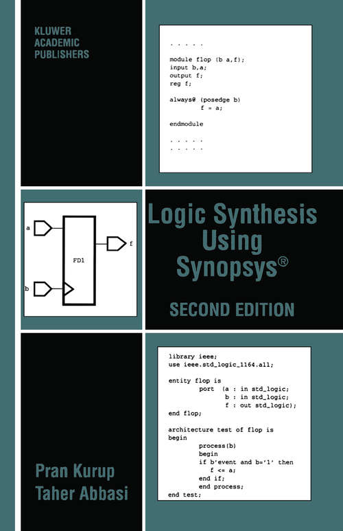 Book cover of Logic Synthesis Using Synopsys® (2nd ed. 1997)