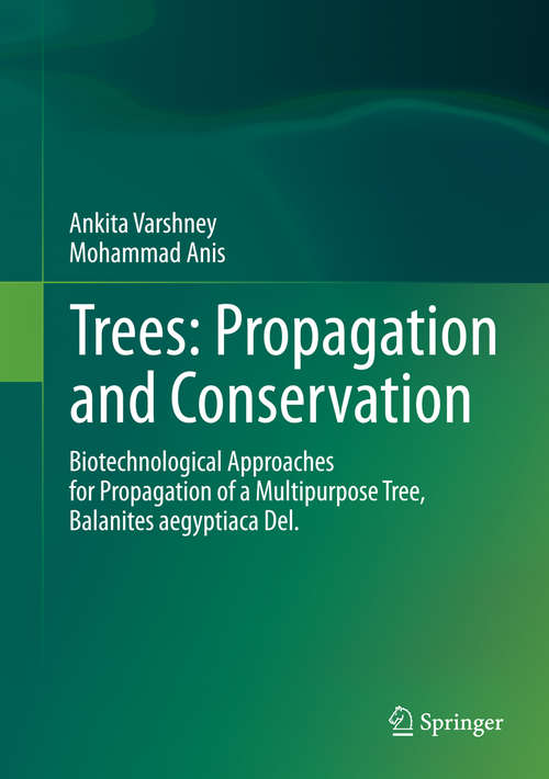 Book cover of Trees: Biotechnological Approaches for Propagation of a Multipurpose Tree, Balanites aegyptiaca Del. (2014)