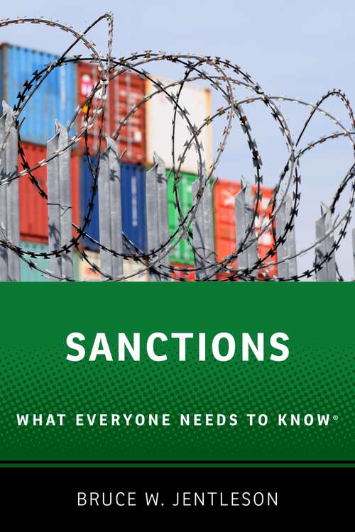 Book cover of Sanctions: What Everyone Needs to Know® (What Everyone Needs To KnowRG)