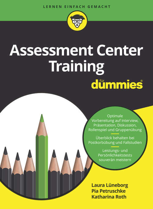 Book cover of Assessment Center Training für Dummies (Für Dummies)