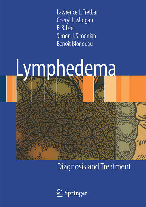 Book cover of Lymphedema: Diagnosis and Treatment (2007)
