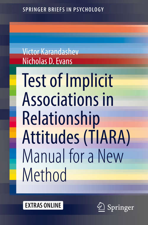 Book cover of Test of Implicit Associations in Relationship Attitudes: Manual for a New Method (SpringerBriefs in Psychology)
