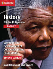 Book cover of History for the IB Diploma Paper 2 Evolution and Development of Democratic States (IB Diploma)