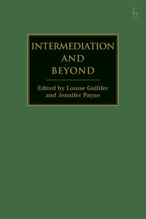 Book cover of Intermediation and Beyond