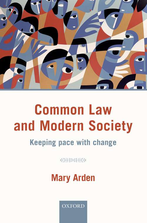 Book cover of Common Law and Modern Society: Keeping Pace with Change