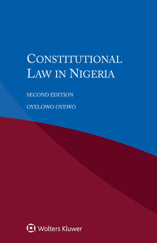 Book cover of Constitutional Law in Nigeria (2)