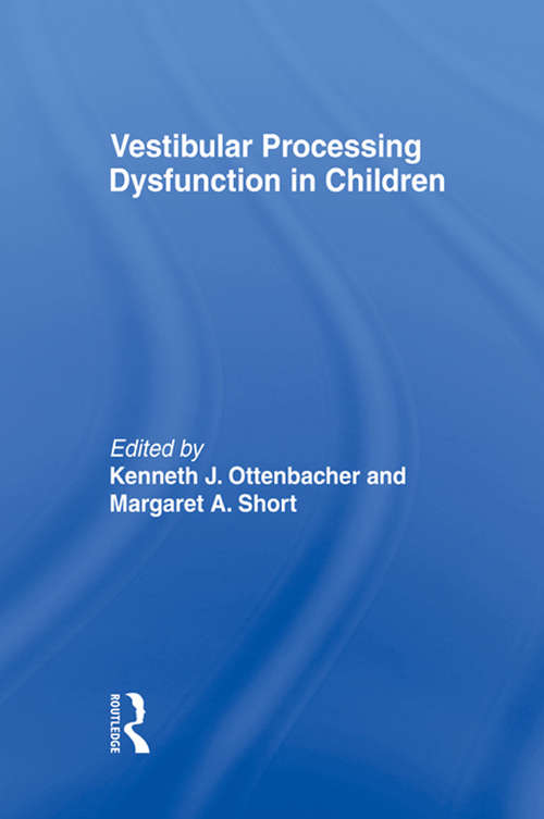 Book cover of Vestibular Processing Dysfunction in Children