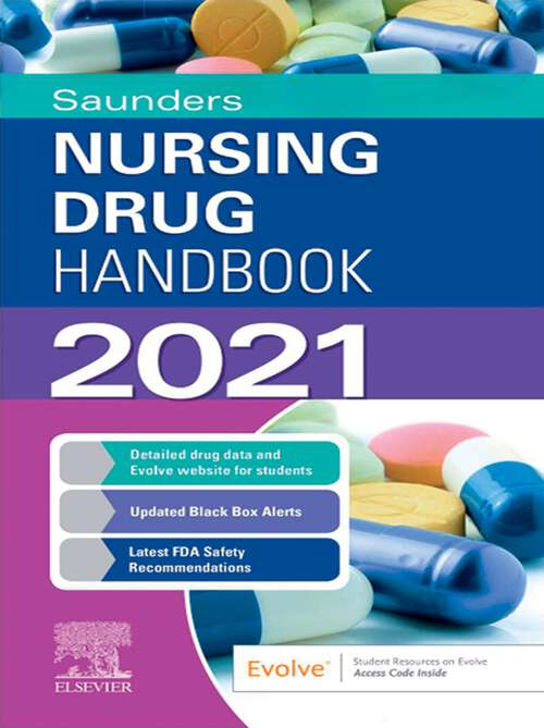 Book cover of Saunders Nursing Drug Handbook 2021 E-Book: Saunders Nursing Drug Handbook 2021 E-Book