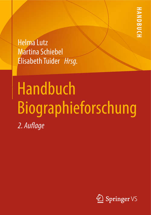 Book cover of Handbuch Biographieforschung
