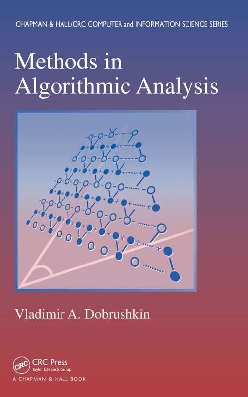 Book cover of Methods in Algorithmic Analysis (Chapman & Hall/CRC Computer and Information Science Series)