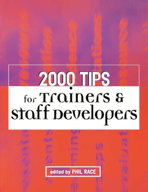 Book cover of 2000 Tips for Trainers and Staff Developers