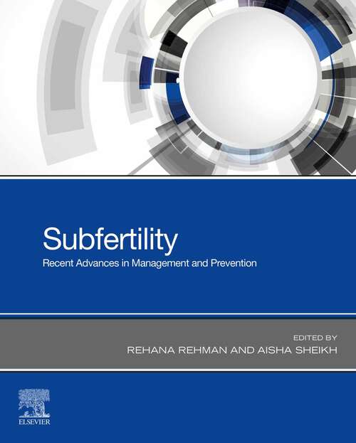 Book cover of Subfertility: Recent Advances in Management and Prevention