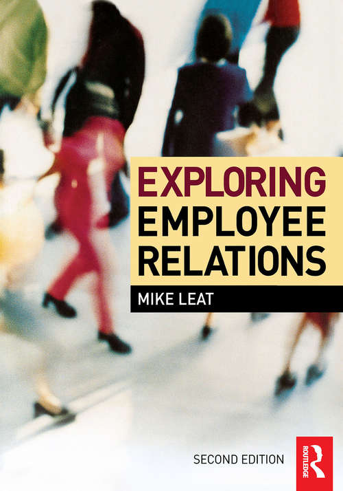 Book cover of Exploring Employee Relations: An International Approach