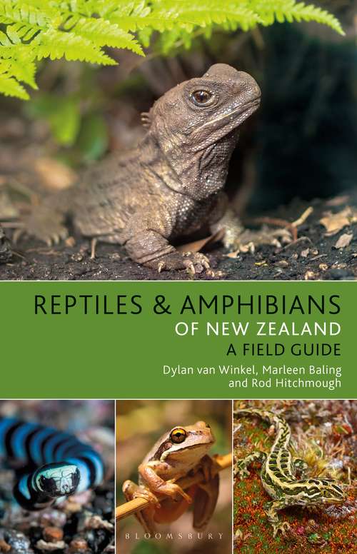 Book cover of Reptiles and Amphibians of New Zealand: A Field Guide (Princeton Field Guides)