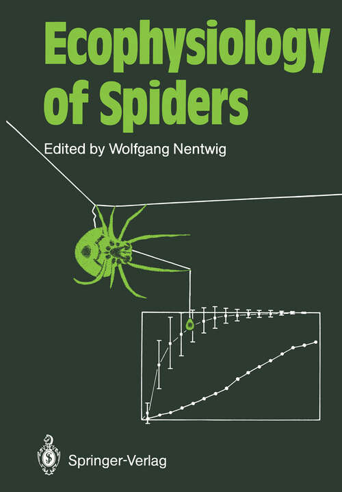 Book cover of Ecophysiology of Spiders (1987)