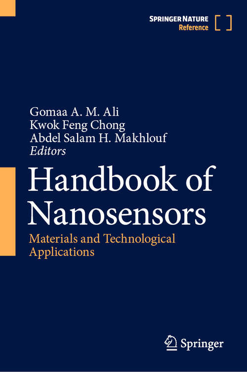 Book cover of Handbook of Nanosensors: Materials And Technological Applications
