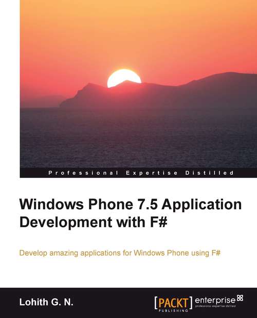 Book cover of Windows phone 7.5 application development with F#