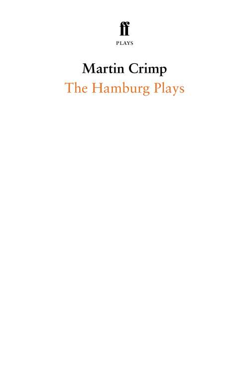 Book cover of The Hamburg Plays (Main)