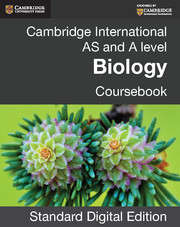 Book cover of Cambridge International AS and A Level Biology Digital Edition Coursebook (Cambridge International Examinations Ser.)