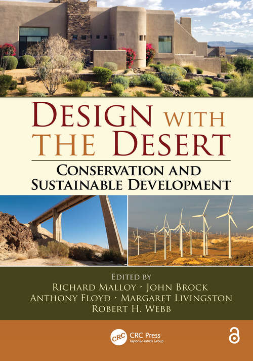 Book cover of Design with the Desert: Conservation and Sustainable Development