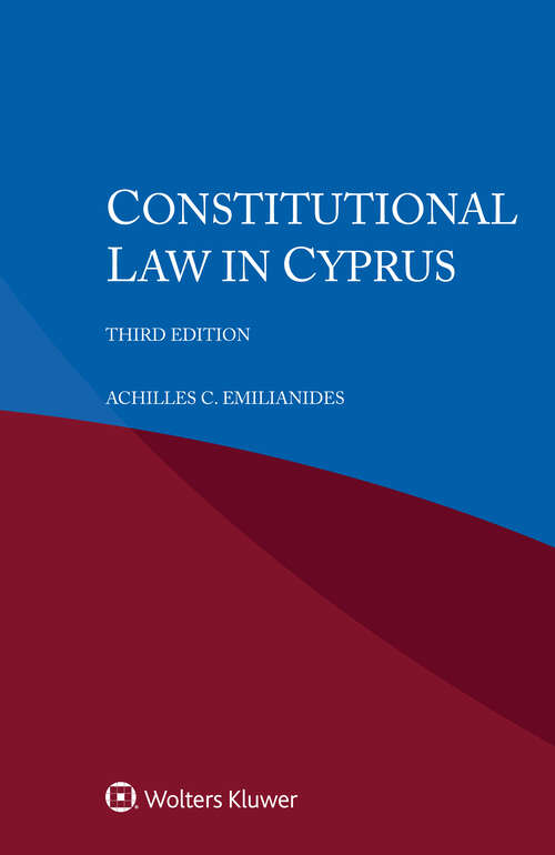 Book cover of Constitutional Law in Cyprus (3)