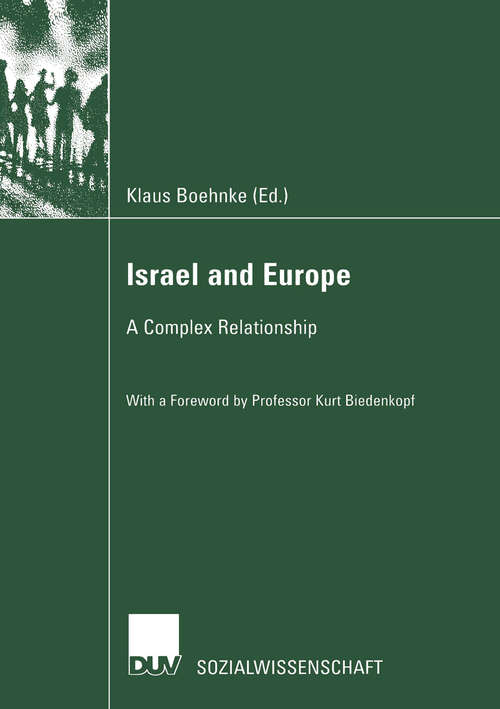 Book cover of Israel and Europe: A Complex Relationship (2003)