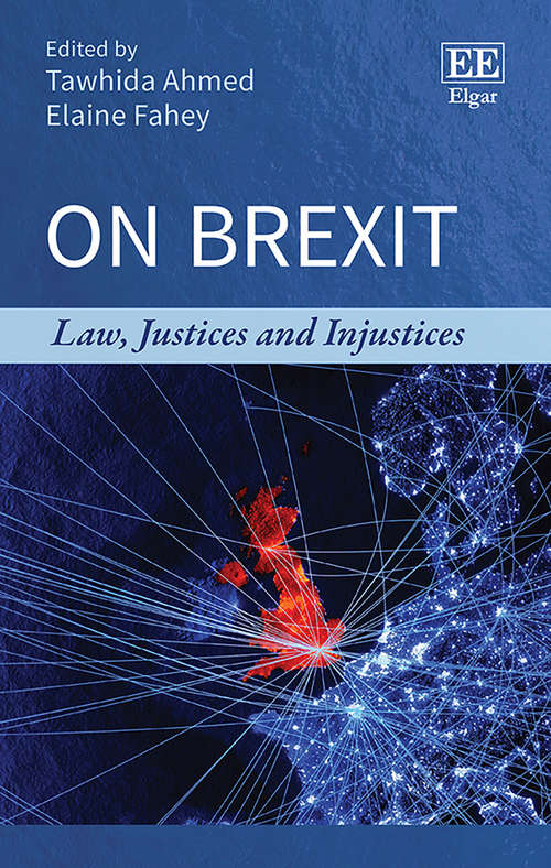 Book cover of On Brexit: Law, Justices and Injustices