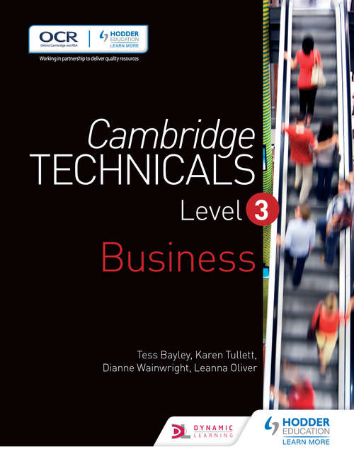 Book cover of Cambridge Technicals Level 3 Business (PDF)