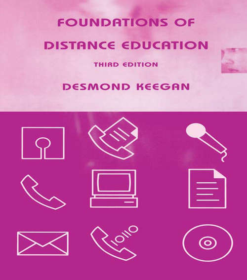 Book cover of Foundations of Distance Education