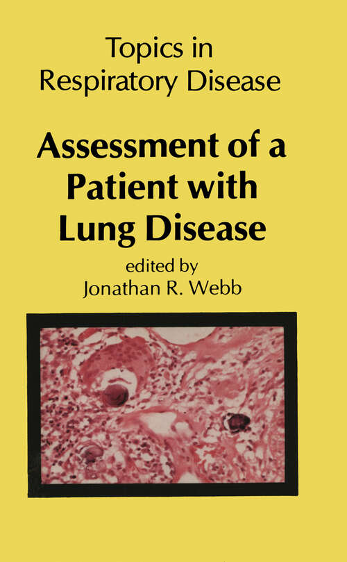 Book cover of Assessment of a Patient with Lung Disease (1981)