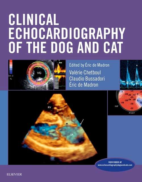 Book cover of Clinical Echocardiography of the Dog and Cat - E-Book
