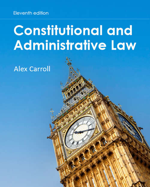 Book cover of Constitutional and Administrative Law